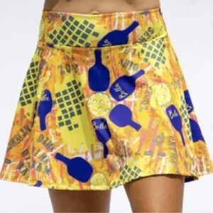 Pickleball Bella PB Aline Skort in the Graffiti 3 print